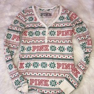PINK Christmas PJ Shirt